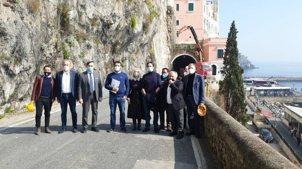 Sopralluogo della senatrice Baudino (M5S) ad Amalfi e Praiano